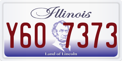 IL license plate Y607373