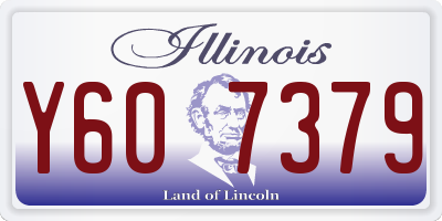 IL license plate Y607379