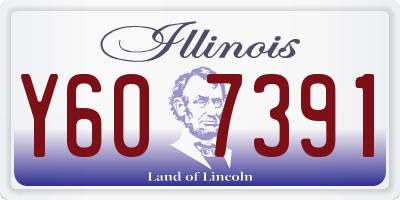 IL license plate Y607391