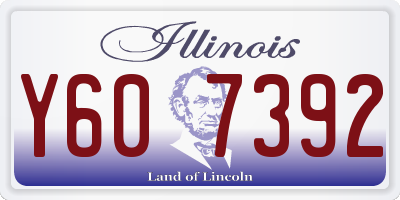 IL license plate Y607392