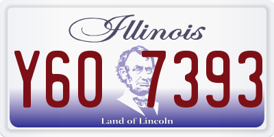 IL license plate Y607393