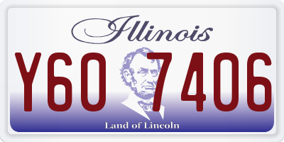 IL license plate Y607406