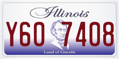 IL license plate Y607408