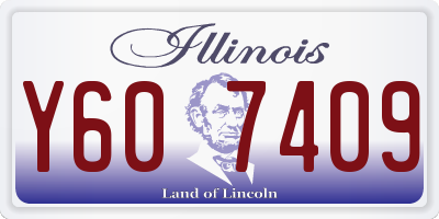 IL license plate Y607409