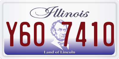 IL license plate Y607410