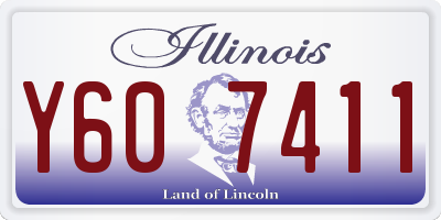 IL license plate Y607411