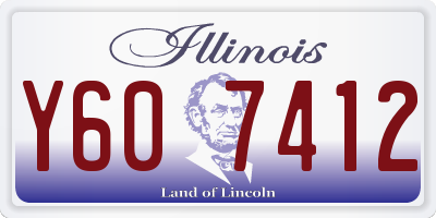 IL license plate Y607412