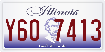 IL license plate Y607413