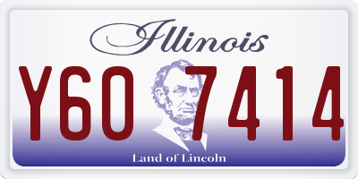 IL license plate Y607414