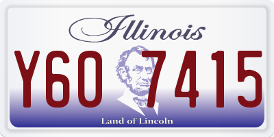 IL license plate Y607415