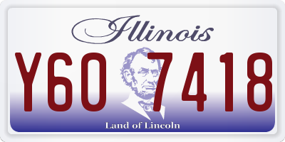 IL license plate Y607418