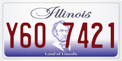 IL license plate Y607421