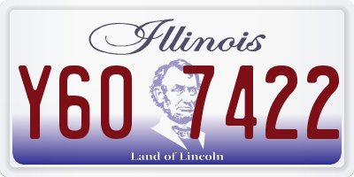 IL license plate Y607422