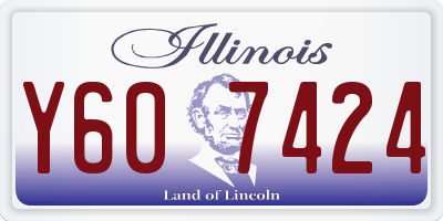 IL license plate Y607424