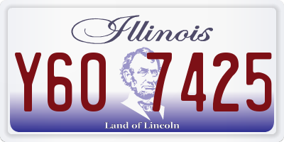 IL license plate Y607425