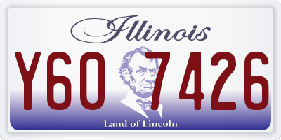 IL license plate Y607426