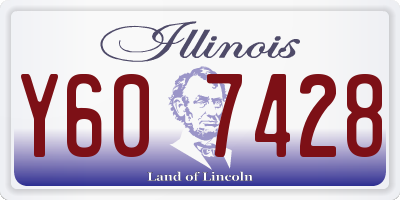 IL license plate Y607428