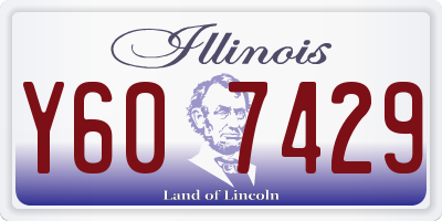 IL license plate Y607429