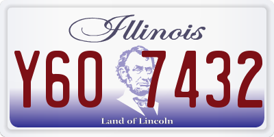 IL license plate Y607432