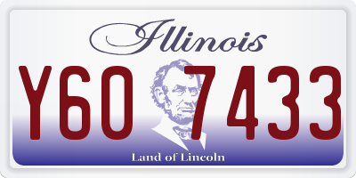 IL license plate Y607433