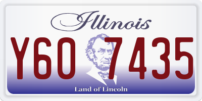 IL license plate Y607435