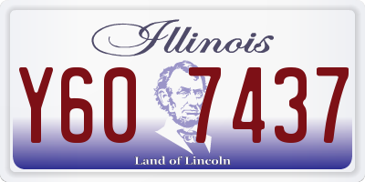 IL license plate Y607437