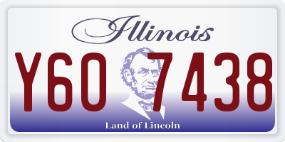 IL license plate Y607438