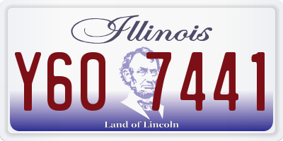IL license plate Y607441