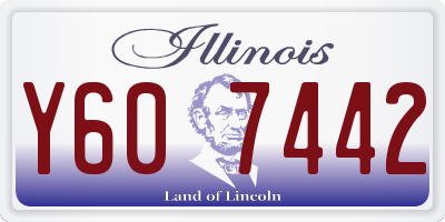 IL license plate Y607442