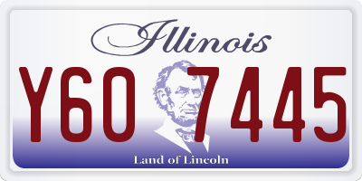 IL license plate Y607445