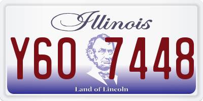 IL license plate Y607448