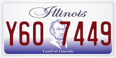 IL license plate Y607449