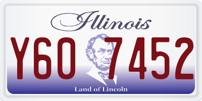 IL license plate Y607452