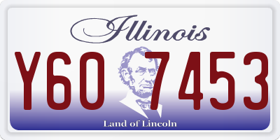 IL license plate Y607453