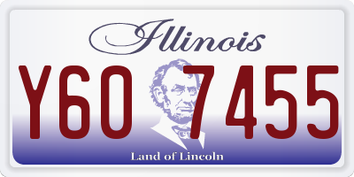 IL license plate Y607455