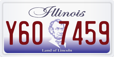 IL license plate Y607459