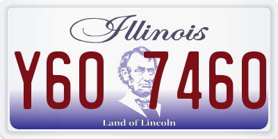 IL license plate Y607460