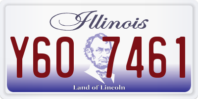 IL license plate Y607461