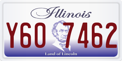 IL license plate Y607462