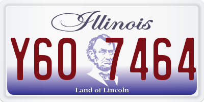 IL license plate Y607464
