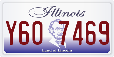 IL license plate Y607469