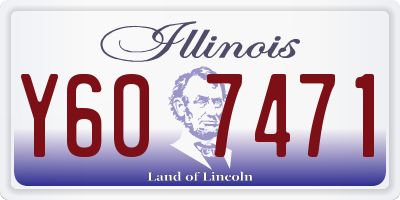 IL license plate Y607471