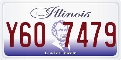 IL license plate Y607479