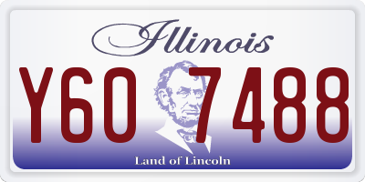 IL license plate Y607488