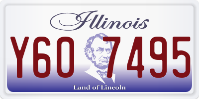 IL license plate Y607495