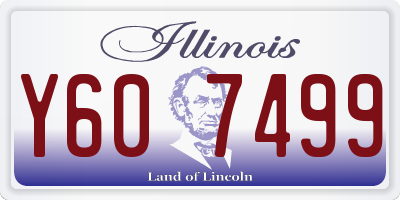 IL license plate Y607499