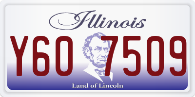 IL license plate Y607509