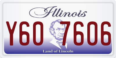 IL license plate Y607606