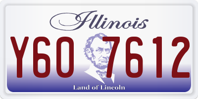 IL license plate Y607612