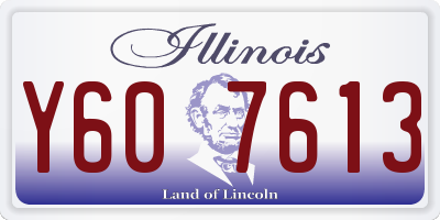 IL license plate Y607613